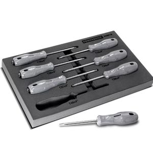 Powerbuilt Pro Tech 7 Piece Torx Screwdriver Set,